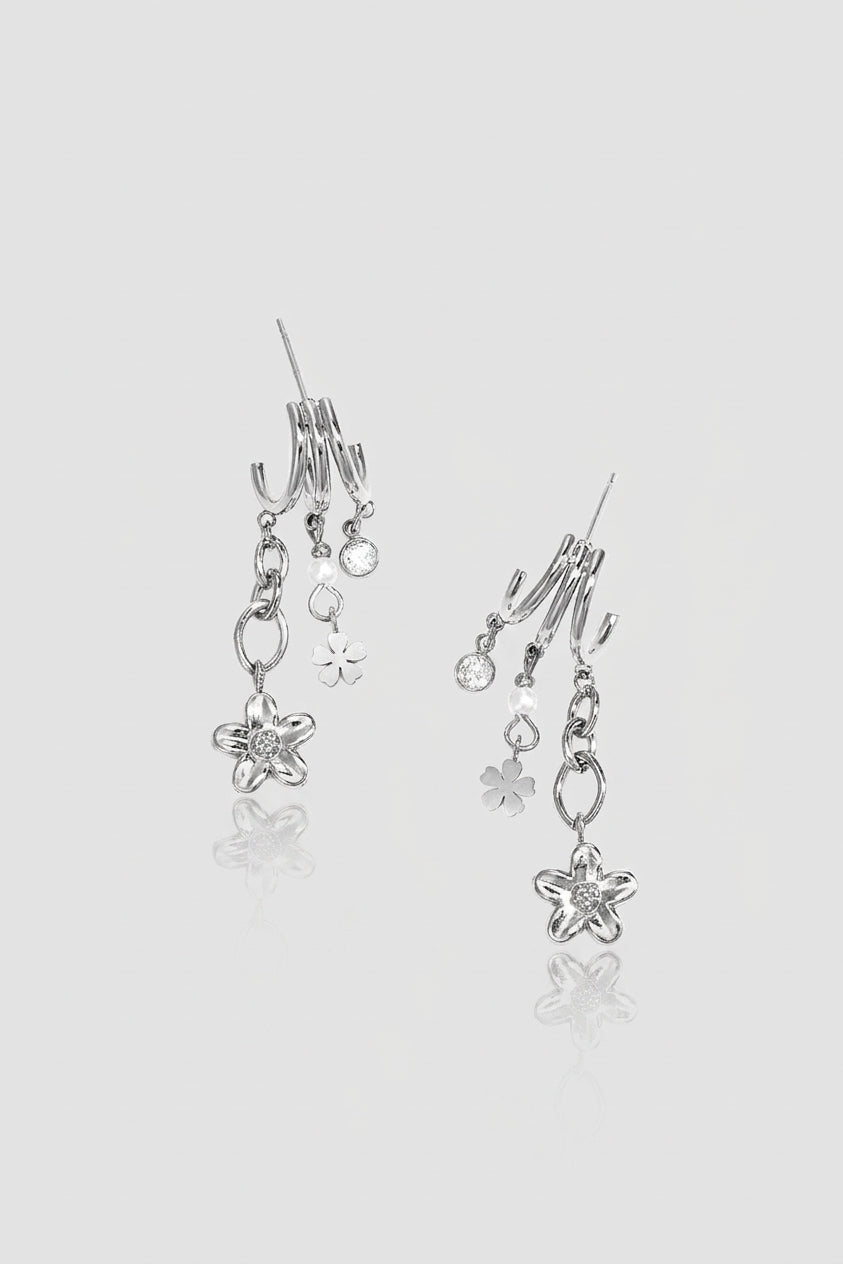 =Boucles d'oreilles Luxurious argent | Atelier des bijoux