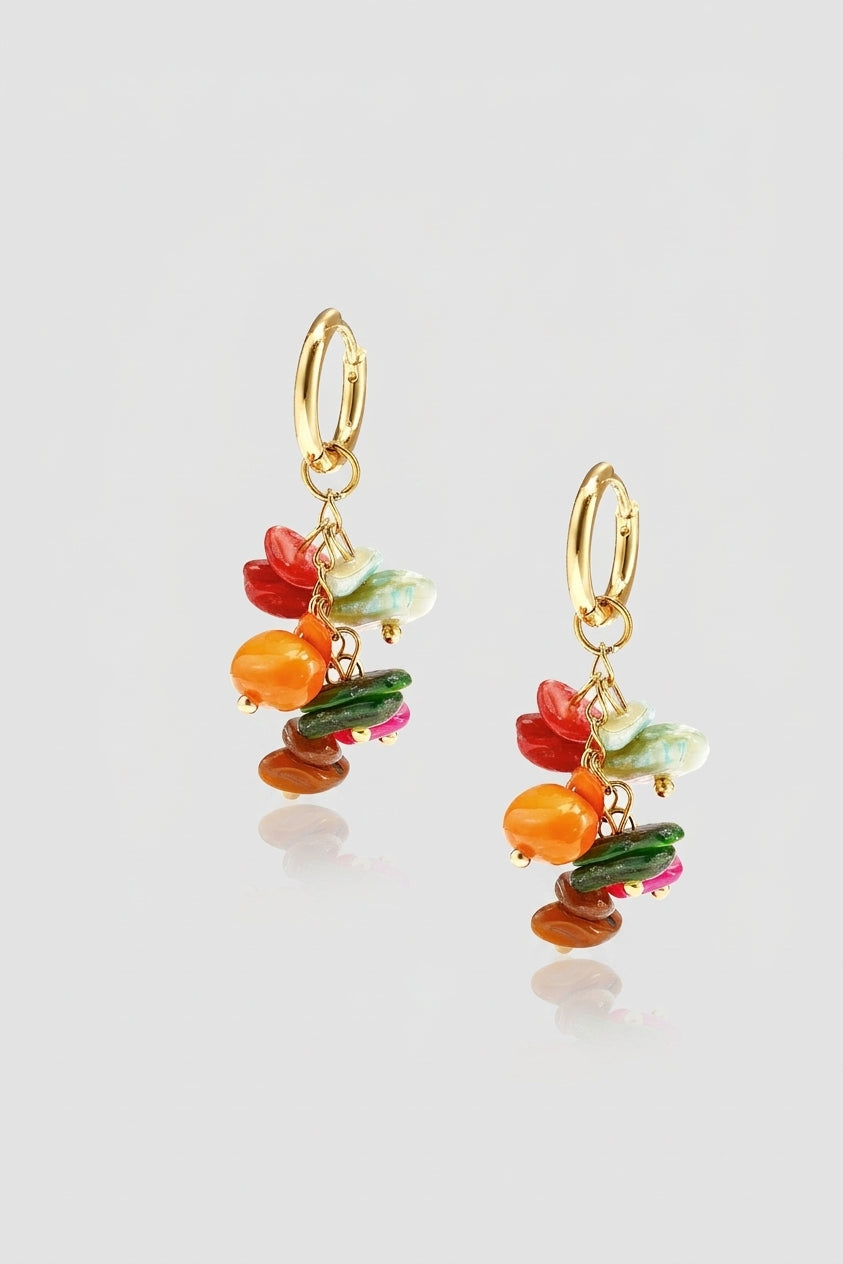 =Boucles d'oreilles Naïa Jaune | Atelier des bijoux