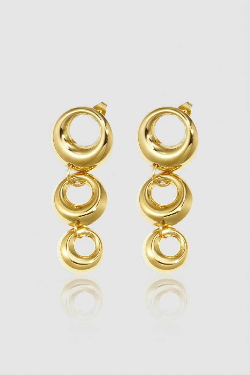 =Boucles d'oreilles pendantes Aria Or | Atelier des bijoux