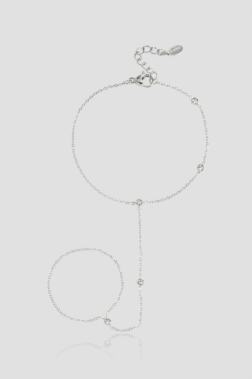 =Bracelet Chaîne de Main Cléo Argent | Atelier des bijoux