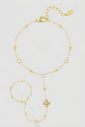 =Bracelet Chaîne de Main Felia Or | Atelier des bijoux