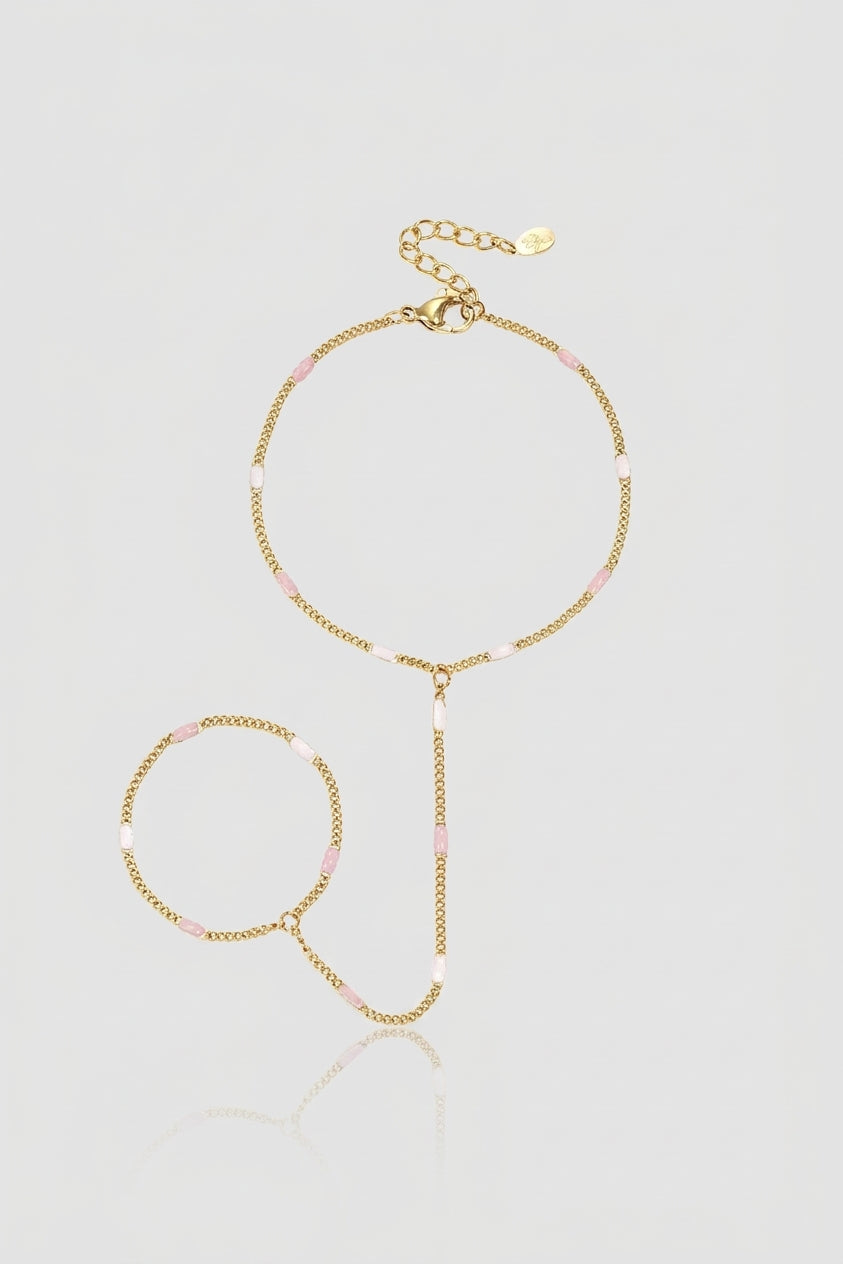 =Bracelet Chaîne de Main Rosalia Or | Atelier des bijoux