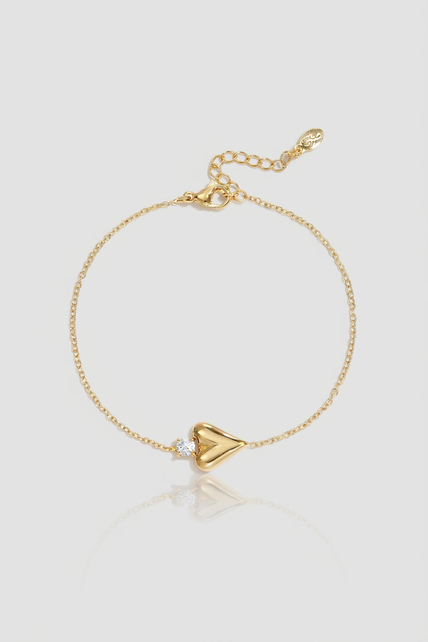 =Bracelet Cœur Or | Atelier des bijoux