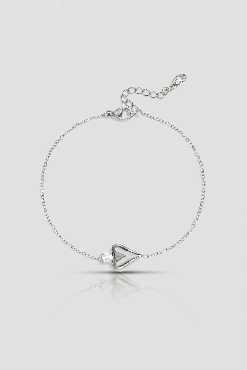 =Bracelet Cœur Argent | Atelier des bijoux