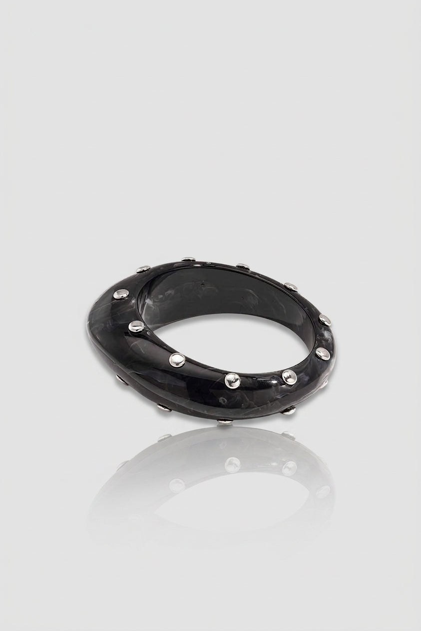 =Bracelet Jonc Alya Noir | Atelier des bijoux