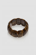 =Bracelet Jonc Écaille Brun café | Atelier des bijoux