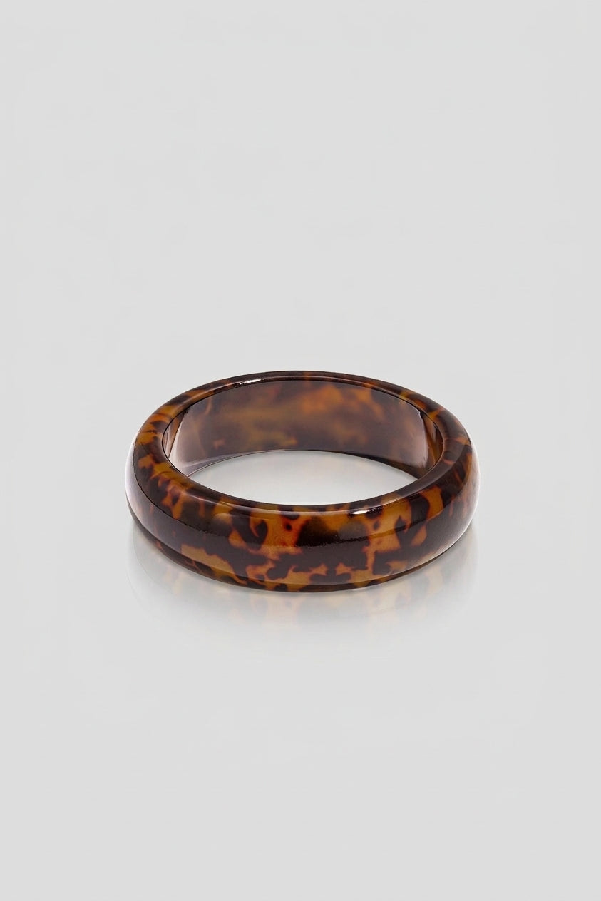=Bracelet Jonc Gaïa brun foncé | Atelier des bijoux