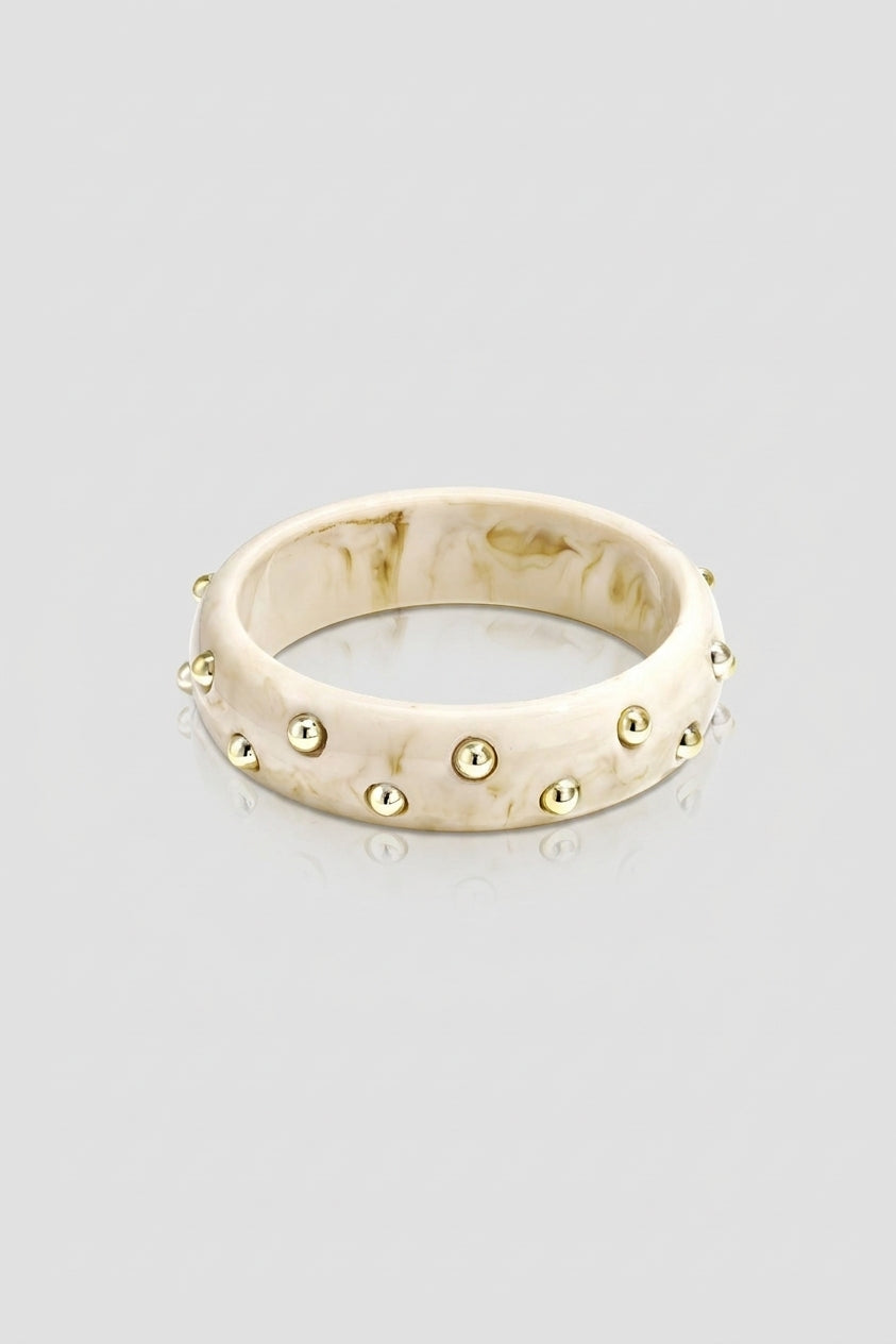 =Bracelet Jonc Hélios Beige | Atelier des bijoux