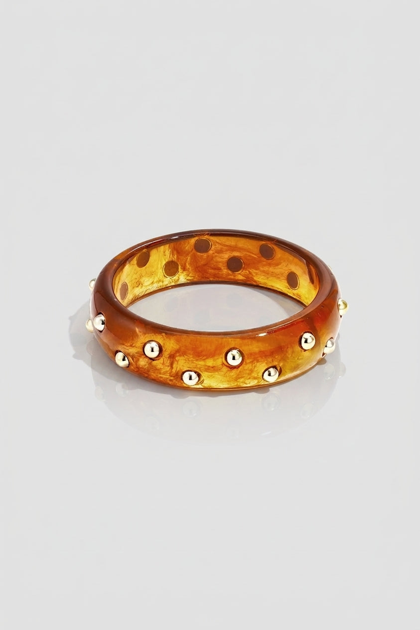 =Bracelet Jonc Hélios Ambre | Atelier des bijoux