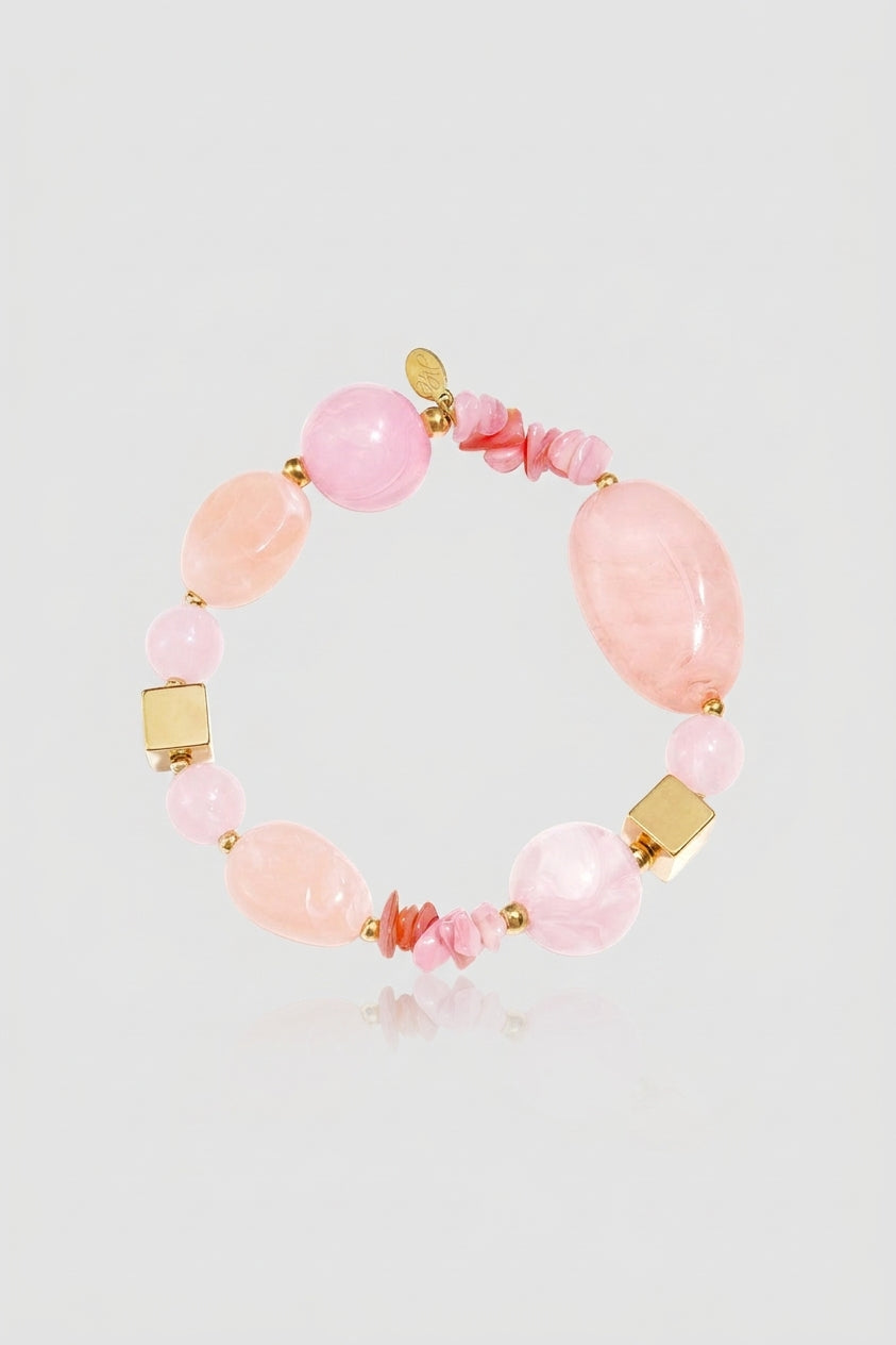 =Bracelet Romance Rose | Atelier des bijoux