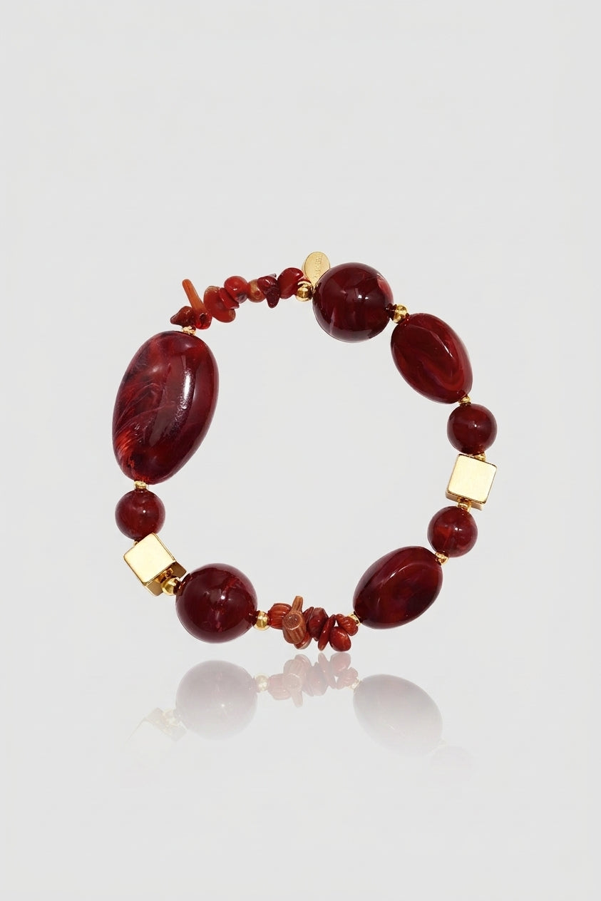 =Bracelet Romance Cramoisi | Atelier des bijoux
