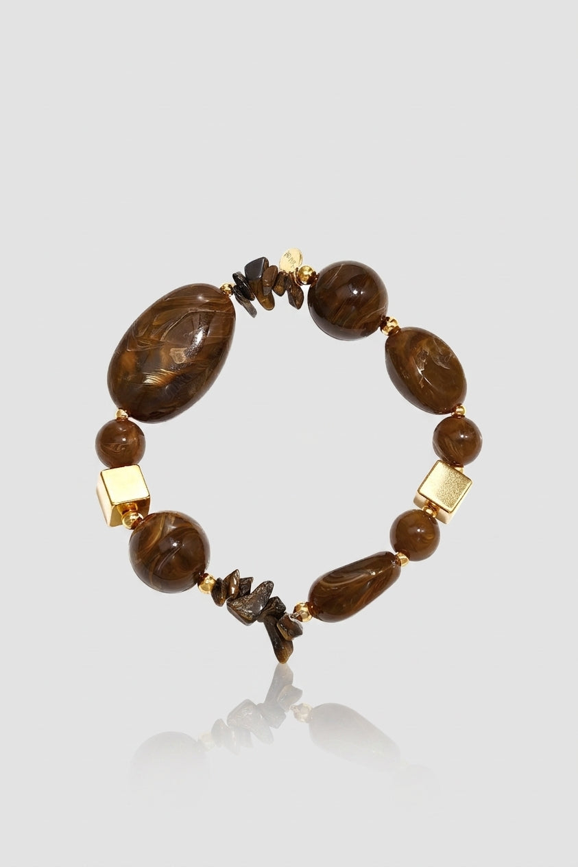 =Bracelet Romance brun foncé | Atelier des bijoux