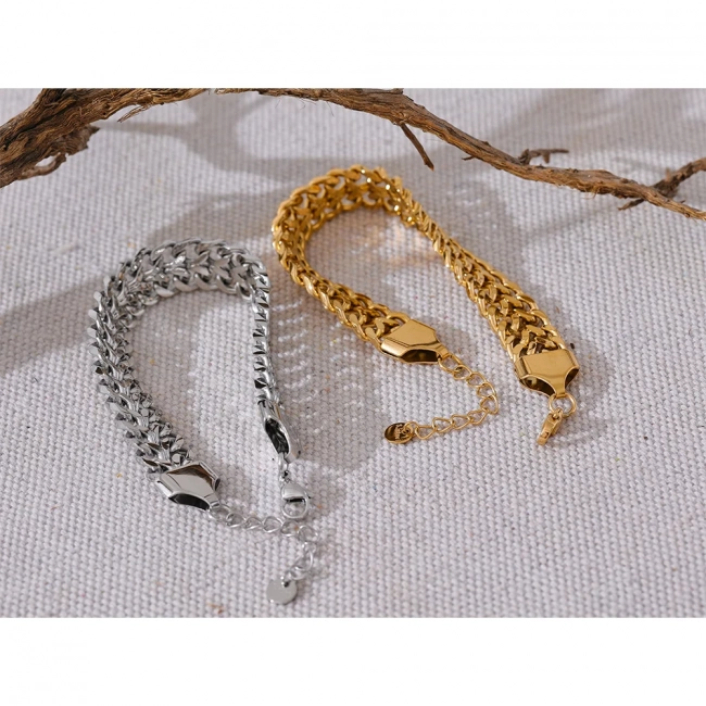 Bracelet chaîne à maille Callisto - Ma boutique