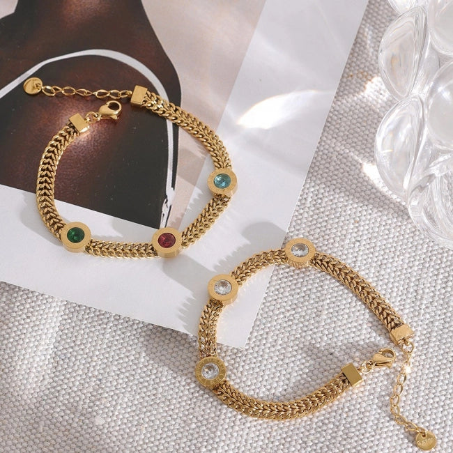 Bracelet chaîne à maille Cassiope - Ma boutique