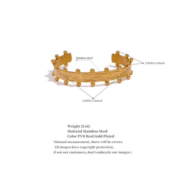 Bracelet jonc à boules Polaris - Ma boutique