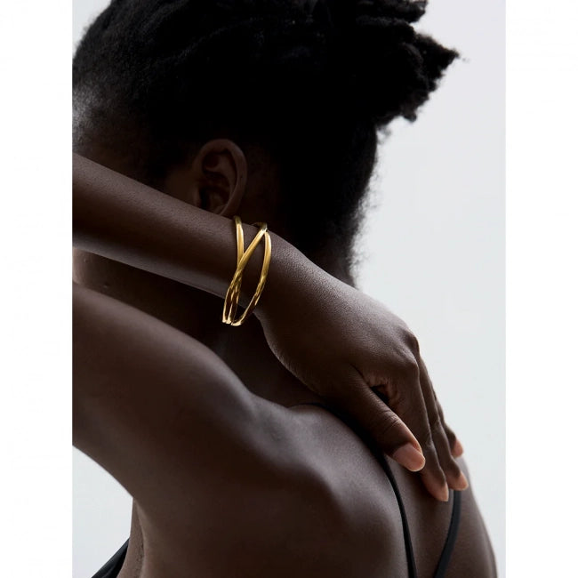 Bracelet jonc à motifs géométriques Éclipse - Ma boutique