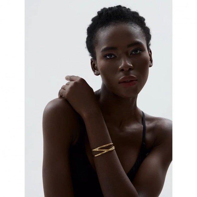 Bracelet jonc à motifs géométriques Éclipse - Ma boutique