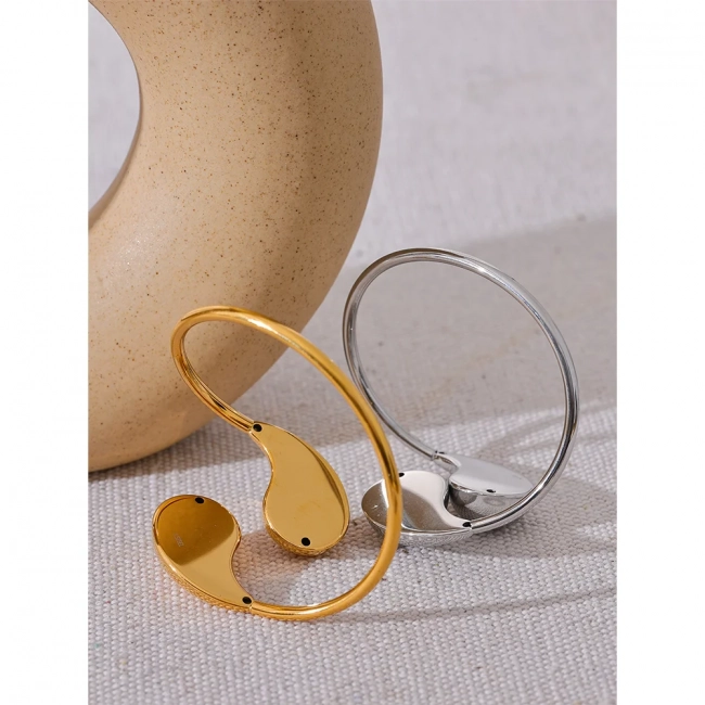 Bracelet jonc géométrique Solara - Ma boutique