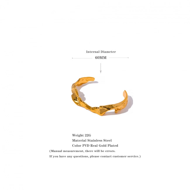 Bracelet jonc martelé Astralis - Ma boutique