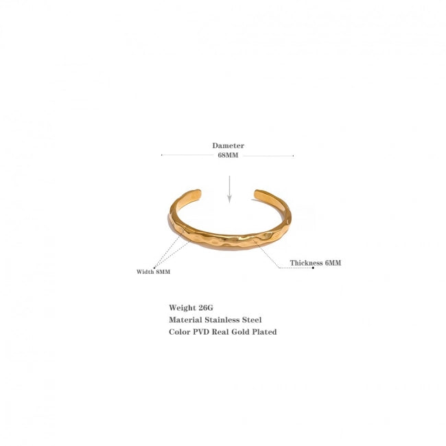 Bracelet jonc martelé Nebula - Ma boutique