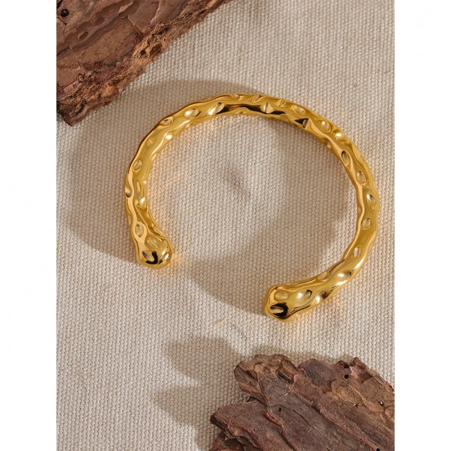 Bracelet jonc ouvert or Arcana - Ma boutique