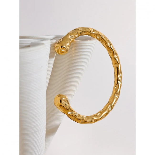 Bracelet jonc ouvert or Arcana - Ma boutique