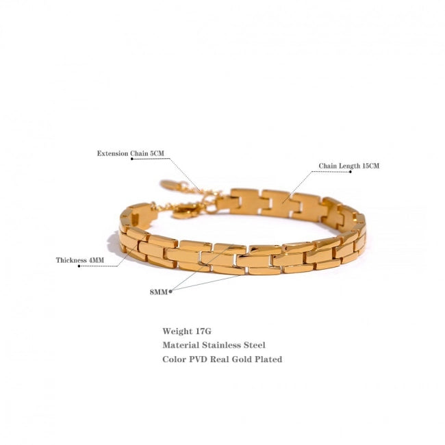 Bracelet maille Estelle - Ma boutique