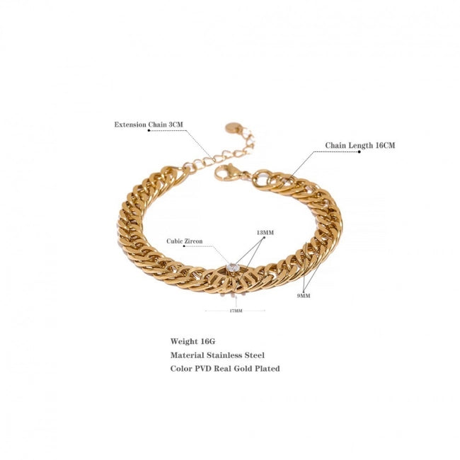 Bracelet maille Vesta - Ma boutique