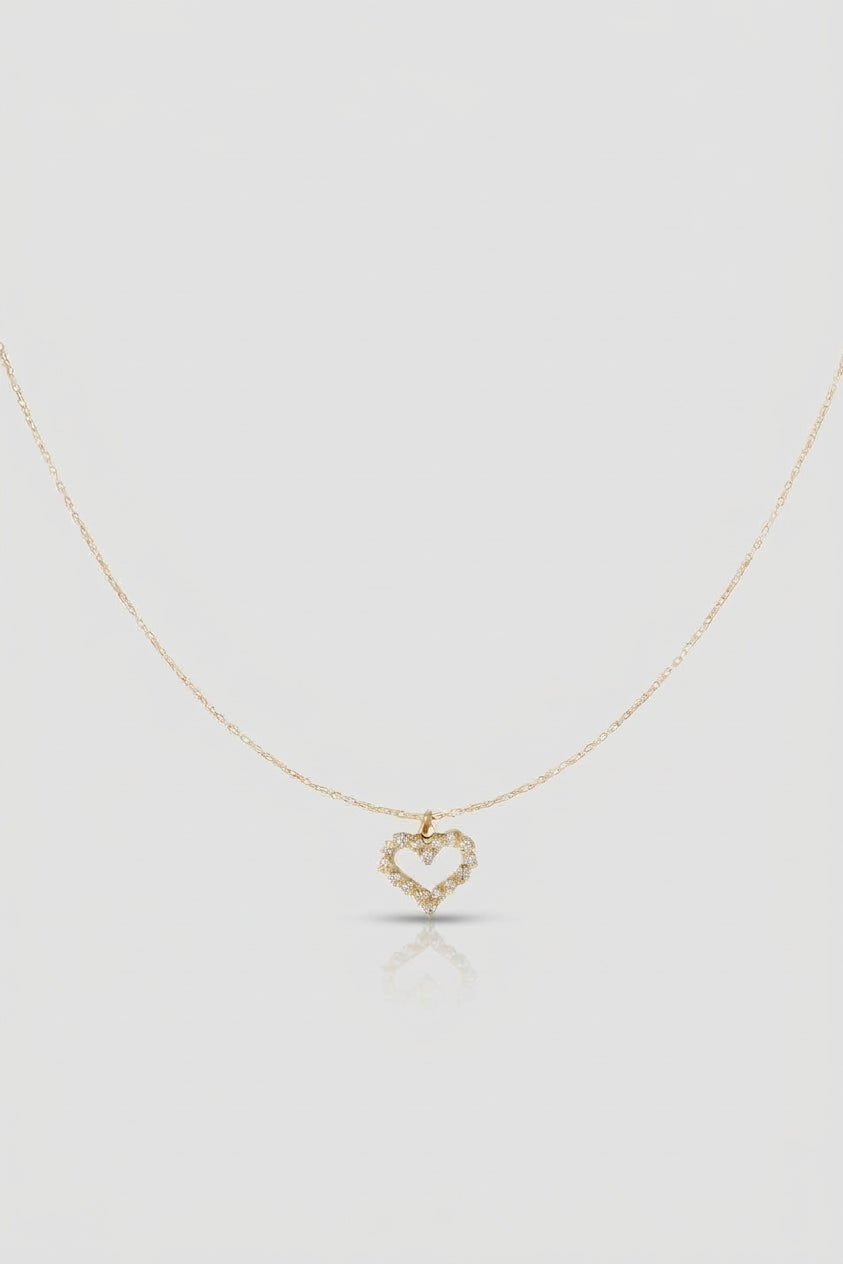 =Collier Cœur Ajouré Or | Atelier des bijoux