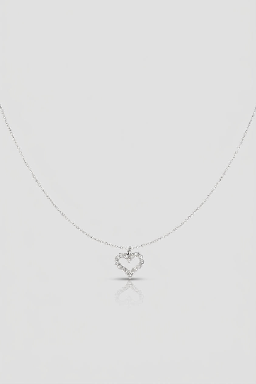 =Collier Cœur Ajouré Argent | Atelier des bijoux
