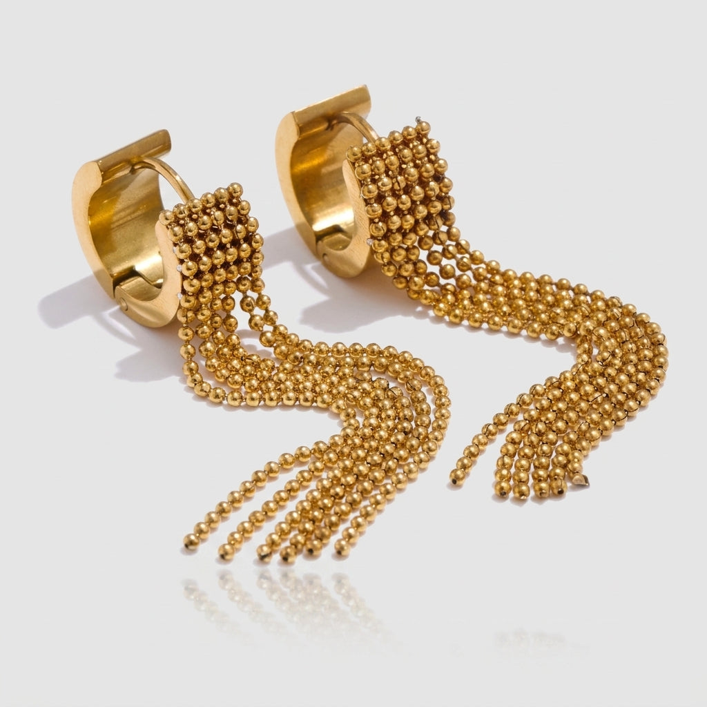 =Créoles Cascade - Aria Or | Atelier des bijoux