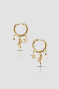 =Créoles Pampilles Océan or | Atelier des bijoux