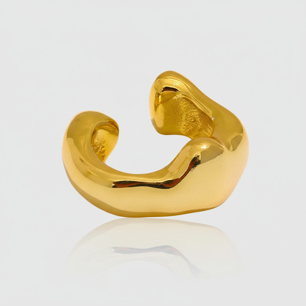 =Ear cuff argent sterling 925 Selene Or | Atelier des bijoux