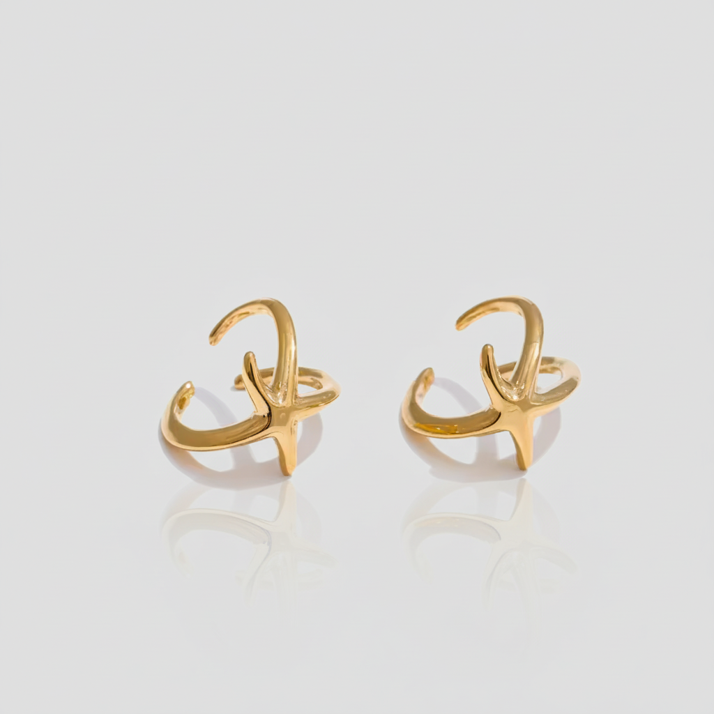 =Earcuff Ocean Stars Or | Atelier des bijoux