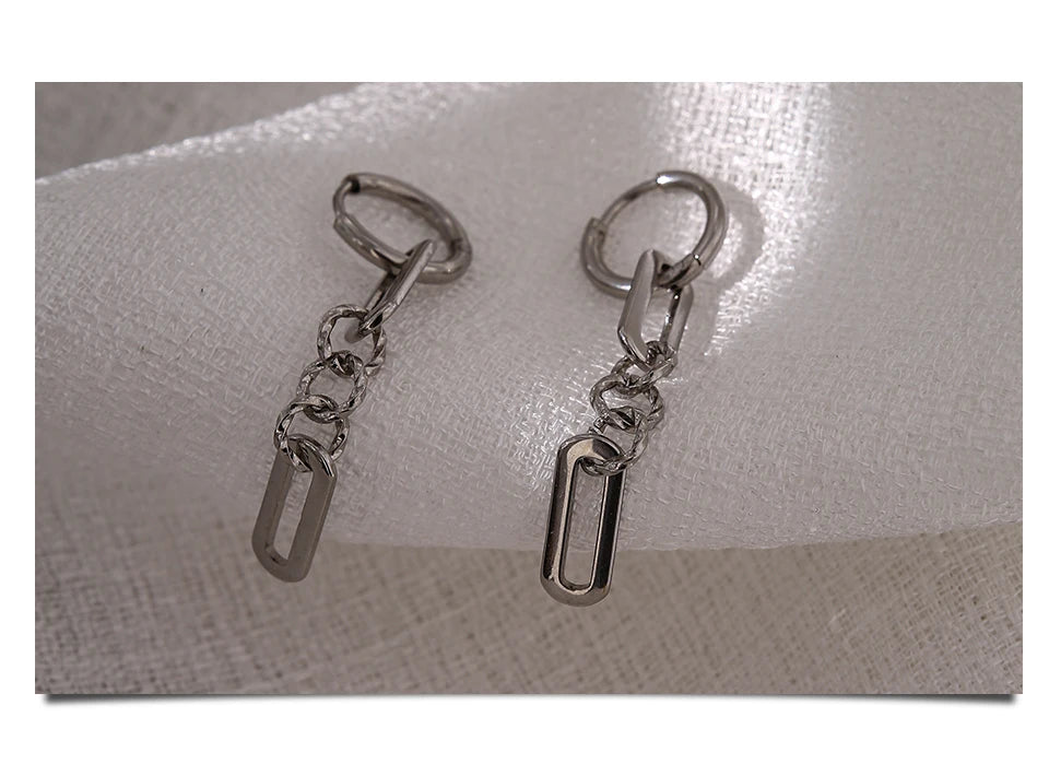 Boucle d'oreille créole pendante Saïa - Ma boutique