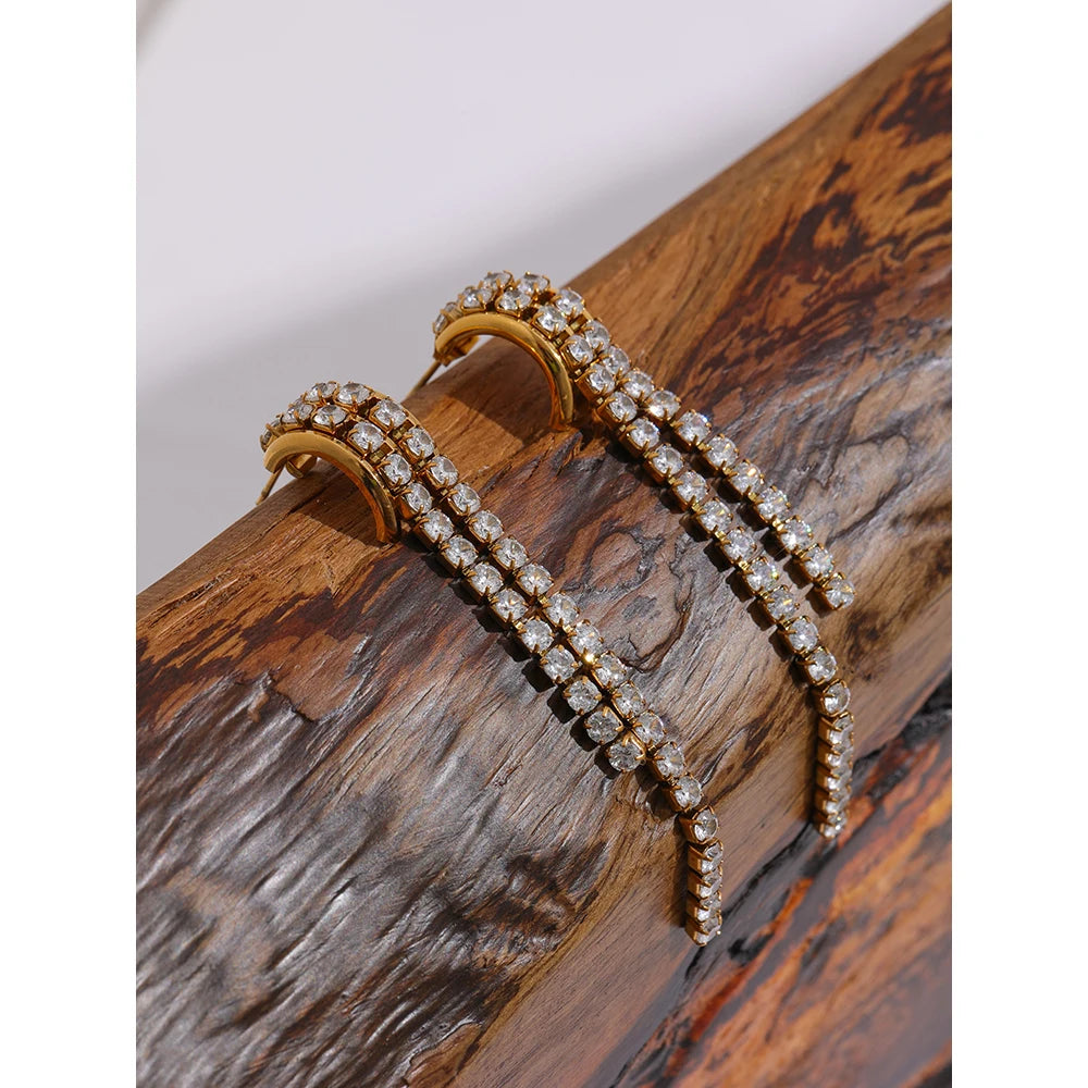 Boucle d'oreille pendante Nadia - Ma boutique