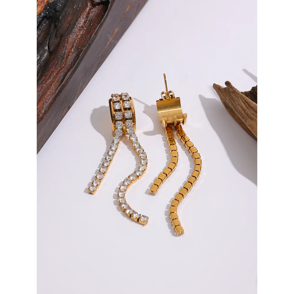 Boucle d'oreille pendante Nadia - Ma boutique