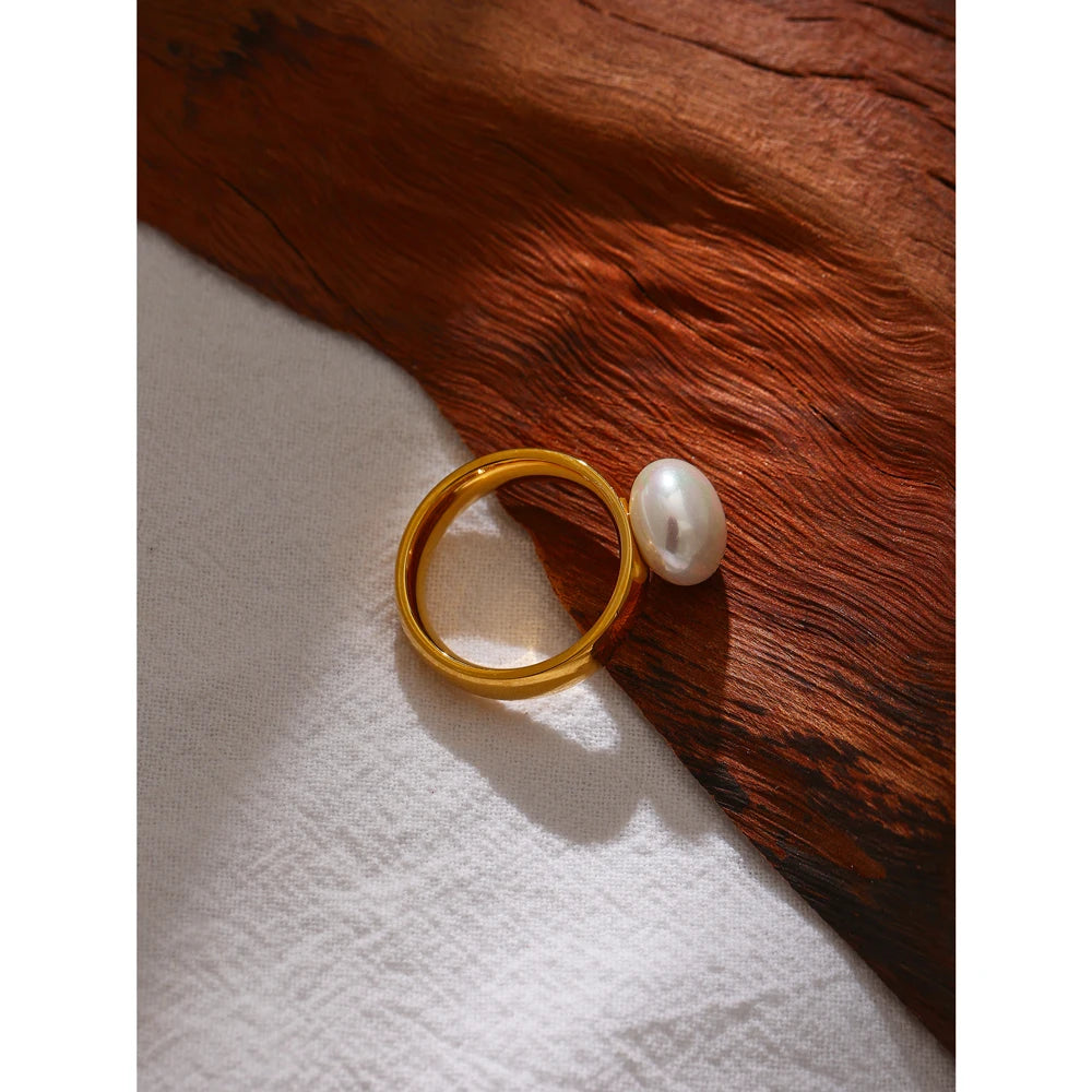 Bague or perle de culture Talia - Ma boutique