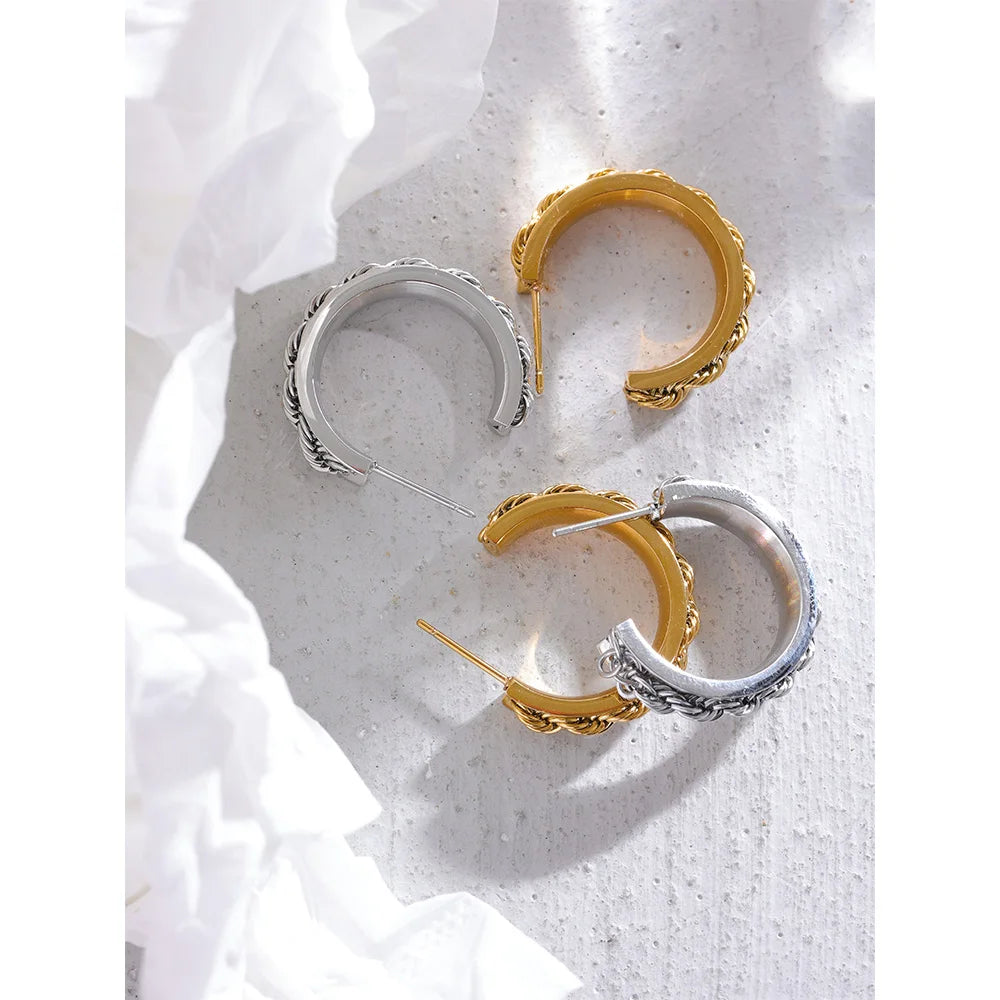 Boucle d'oreille créole Célestine - Ma boutique