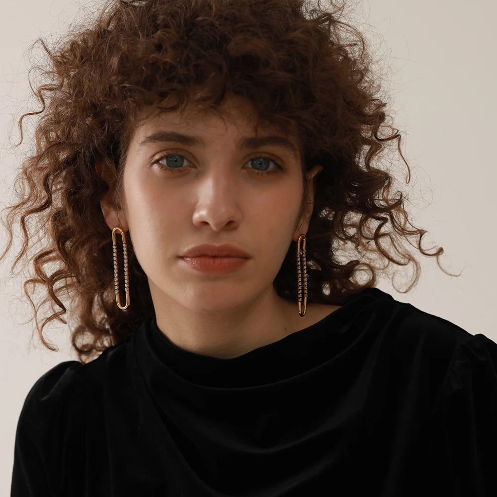 Boucle d'oreille pendante Alyssia - Ma boutique