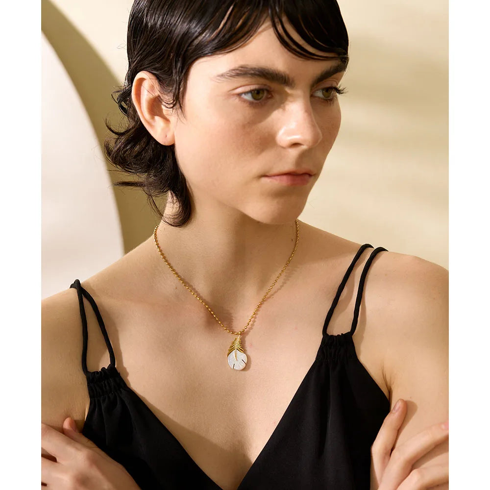 Collier en forme de plume - Feather - Ma boutique