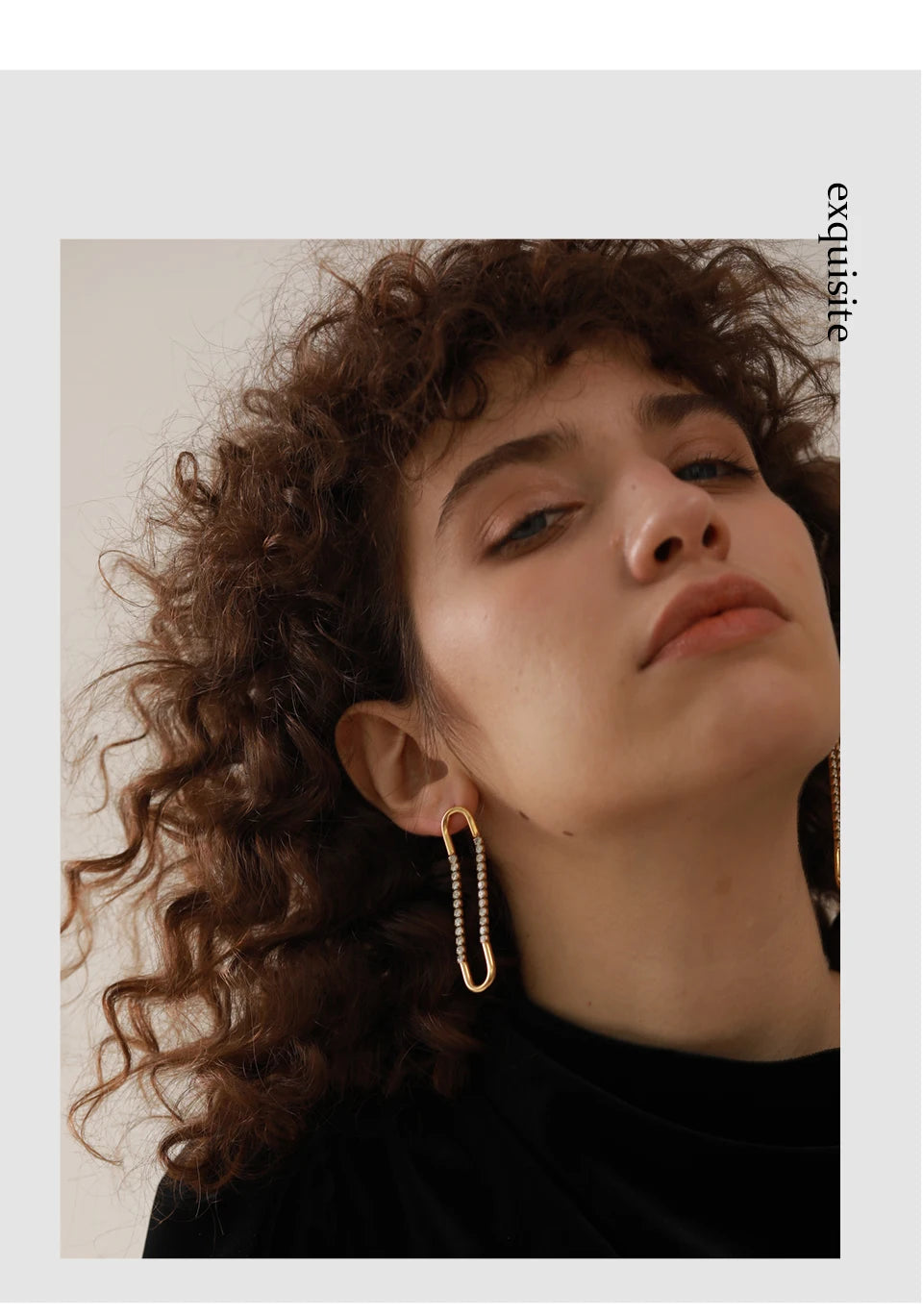 Boucle d'oreille pendante Alyssia - Ma boutique