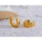 Boucle d'oreille femme or jaune Alcyone - Ma boutique