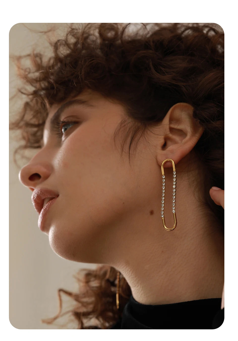 Boucle d'oreille pendante Alyssia - Ma boutique