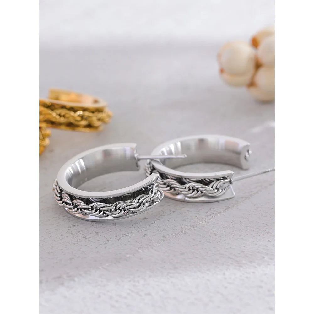 Boucle d'oreille créole Célestine - Ma boutique