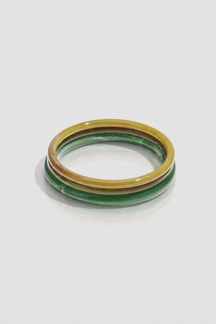 =Set de Joncs Animalier Vert | Atelier des bijoux
