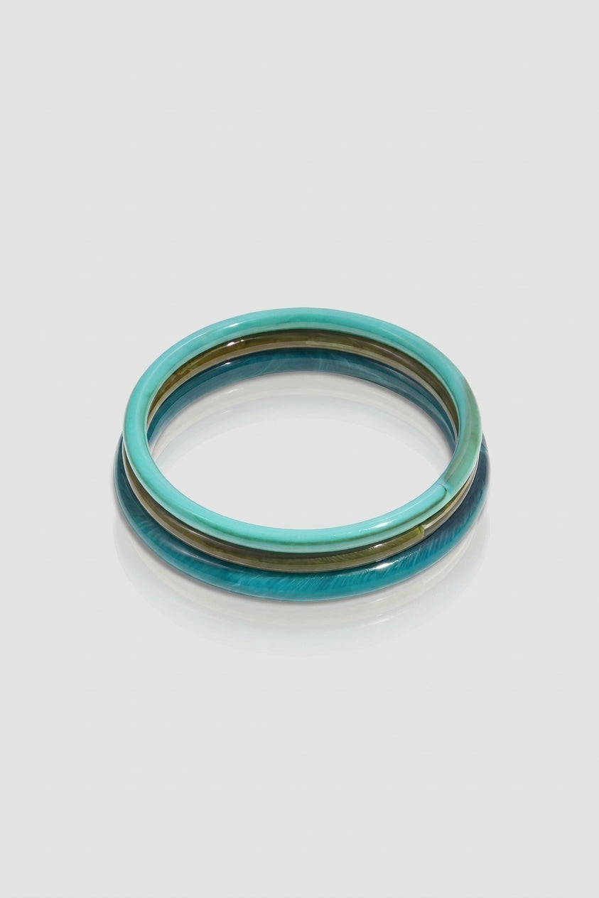 =Set de Joncs Animalier Bleu | Atelier des bijoux