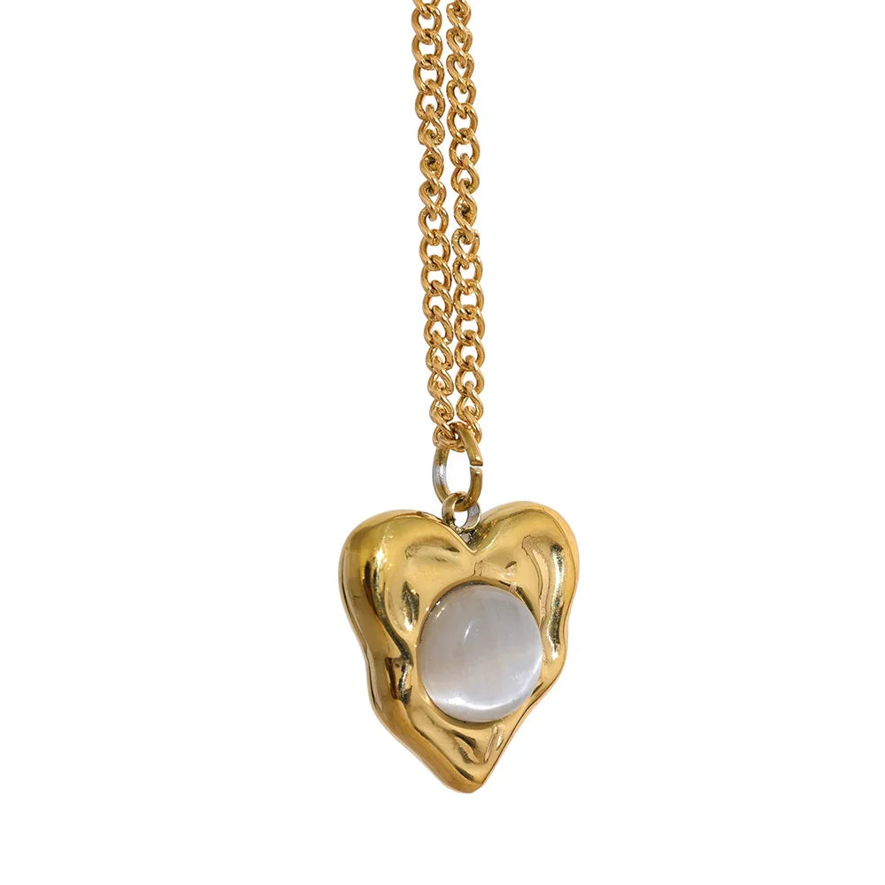 Collier en forme de coeur - Ma boutique