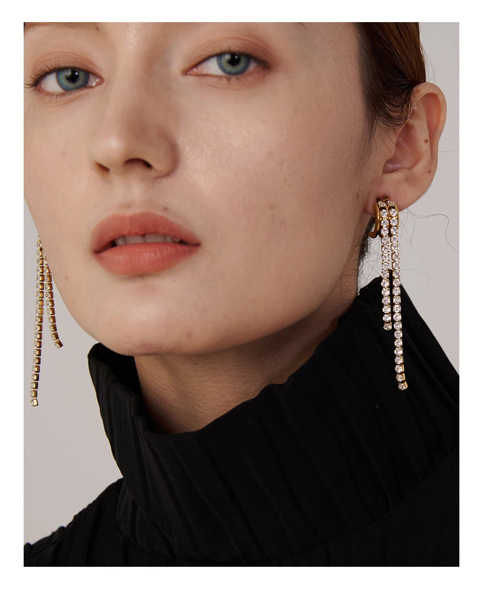 Boucle d'oreille pendante Nadia - Ma boutique