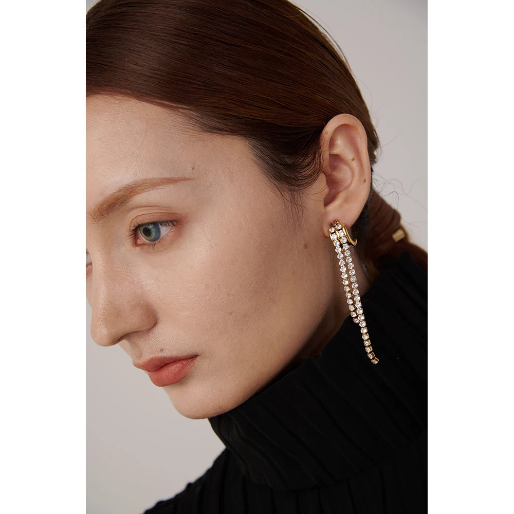 Boucle d'oreille pendante Nadia - Ma boutique
